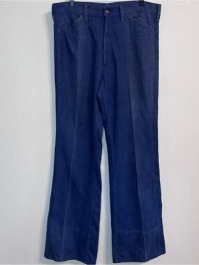 Vintage 70s 80s Levi's Jeans Orange Tab Bell Bottoms  35x32.5 Antique?